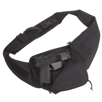 Holster - Sacoche Bandoulière - Gaucher - Cordura - Noir - VEGA