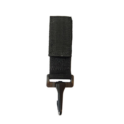 Porte mousqueton - Cordura - Noir - A10