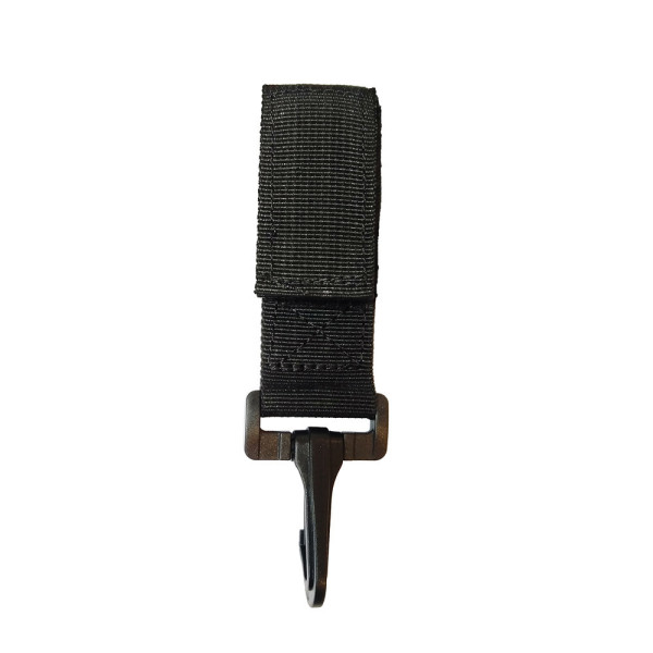 Porte mousqueton - Cordura - Noir - A10