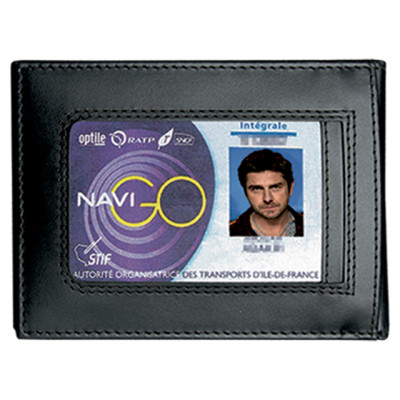 Porte carte - Vertical - 2 Volets - Cuir - GK