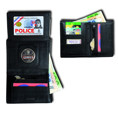 Portefeuille - Horizontal - 3 Volets - Cuir - GK