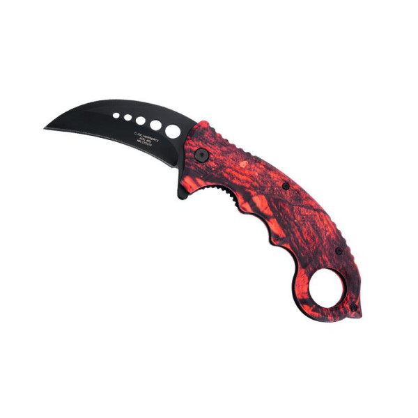Couteau - Karambit - Camo Orange - HERBERTZ