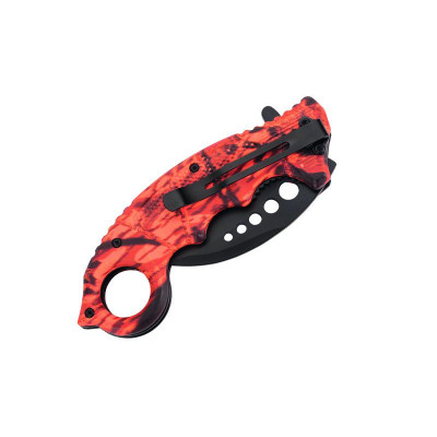 Couteau - Karambit - Camo Orange - HERBERTZ