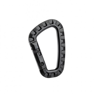 Mousqueton asymétrique - Noir - A10 EQUIPEMENT