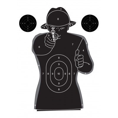 Cible papier - 50x70 cm - Silhouette - UMAREX