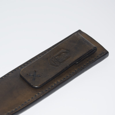 Couteau artisanal de chasse - Dague - Hêtre -  LOTHARFORGE