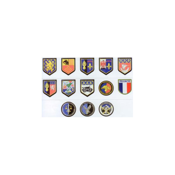 Ecusson - Gendarmerie - Plastique monté sur velcro - DMB