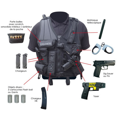 Gilet - Intervention - Avec holster - PATROL EQUIPEMENT