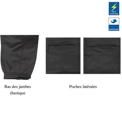 Pantalon - PERFORMANCE - Noir - PATROL EQUIPEMENT