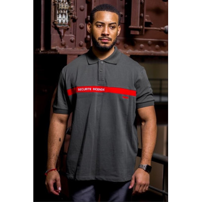 Polo - Sécurité Incendie - Gris - VALLE DE LA SEE