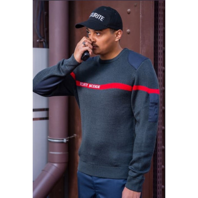 Pull - Sécurité Incendie - Gris - VALLE DE LA SEE