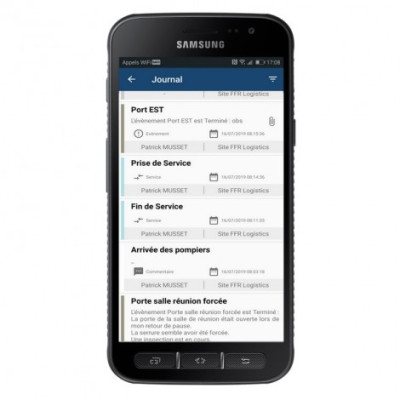 Module Main Courante Informatique - Android - VIGICOM