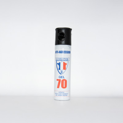 Aérosol de défense - CS - Gel - 75 ml - Diam 33 mm - LE PROTECTEUR