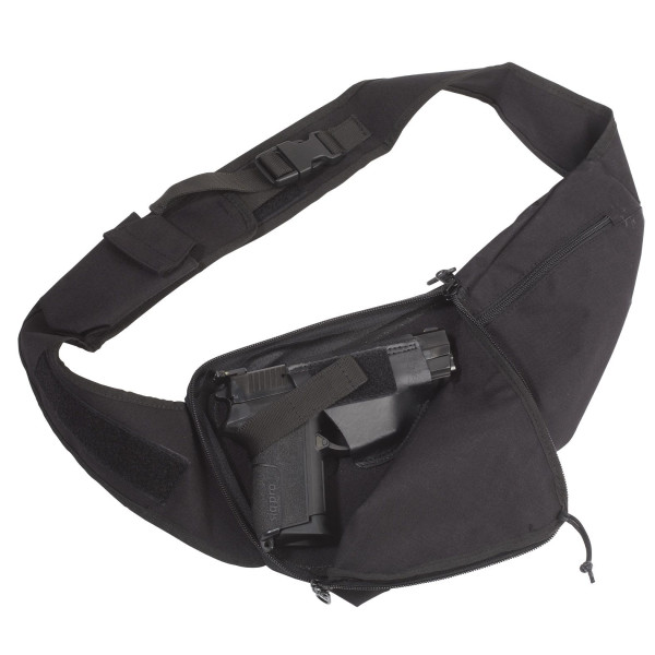 Holster - Sacoche Bandoulière - Gaucher - Cordura - Noir - VEGA
