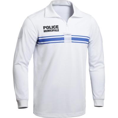 Polo - Manches longues - PM - Blanc - TOE CONCEPT