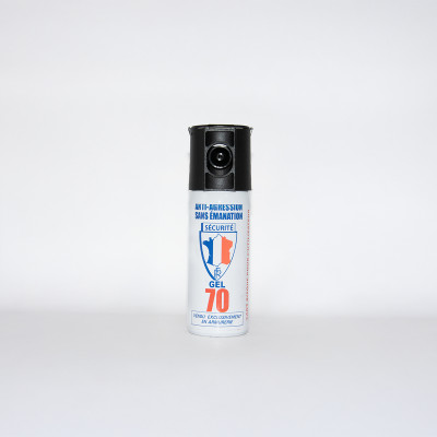 Aérosol de defense - CS - Gel - 50 ml - Diam 33 mm - LE PROTECTEUR