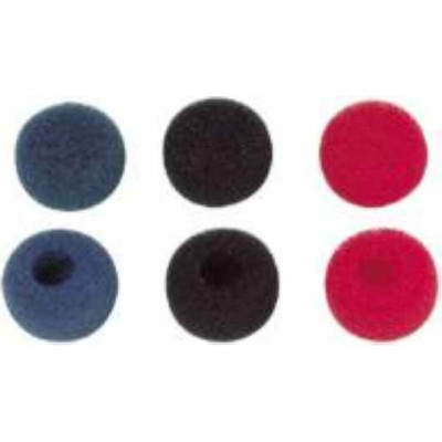 Mousse oreillette - Lot de 6 mousses noires - MONACOR