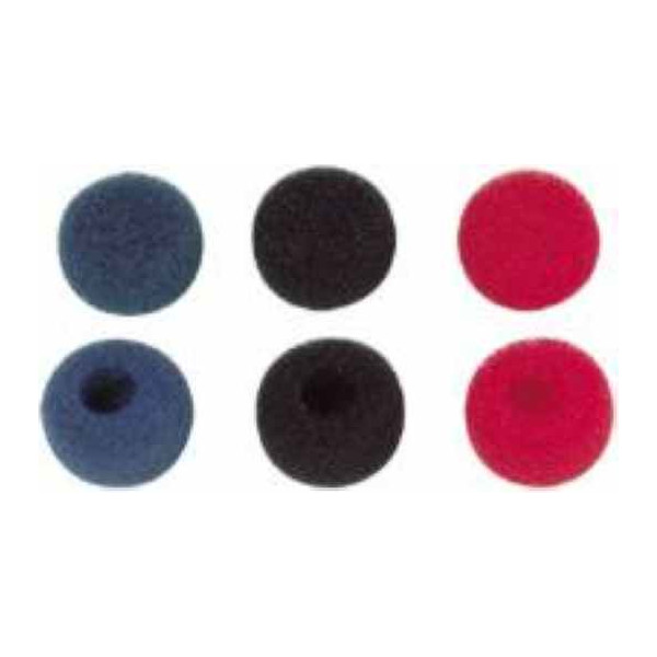 Mousse oreillette - Lot de 6 mousses noires - MONACOR