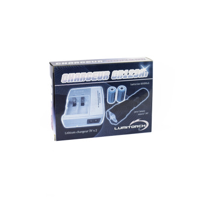 Chargeur secteur 220 V pour CR123AR - 3 V