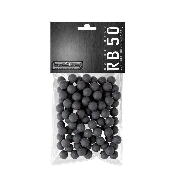 Sachet de 100 billes caoutchouc - Cal 50 - T4E - UMAREX