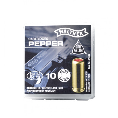 Munitions à blanc/OC - 9 mm PAK - WALTHER