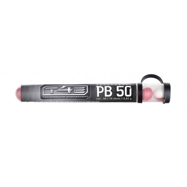 Tube de 10 billes - OC - Cal 50 - Pour T4E - UMAREX