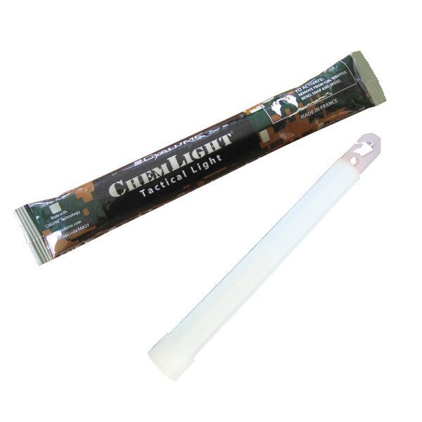 Bâton lumineux - 15 cm - 8 h - Blanc - CHEMLIGHT
