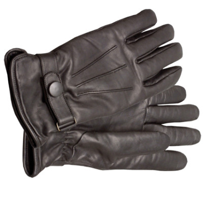 Gants fourrés - Cuir - Noir - GK