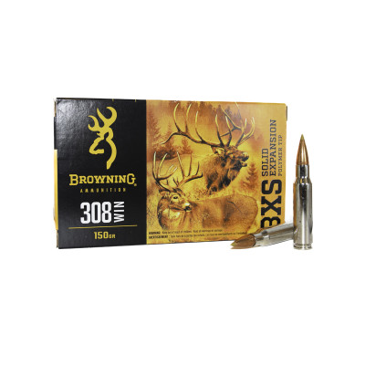 Munitions - Cal. 308Win BXS 150 grains - BROWNING