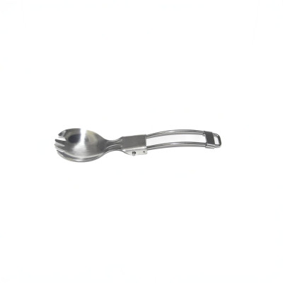 Cuillère fourchette pliante - inox - BCB