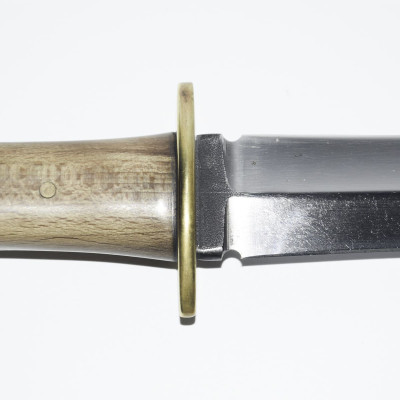 Couteau artisanal de chasse - Dague - Hêtre -  LOTHARFORGE