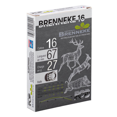 Munitions - Cal .16/67 - BRENNEKE - FOB