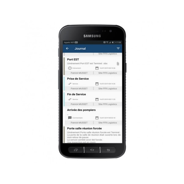 Application mobile pointage des rondes - Android - VIGICOM