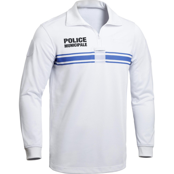 Polo - Manches longues - PM - Blanc - TOE CONCEPT