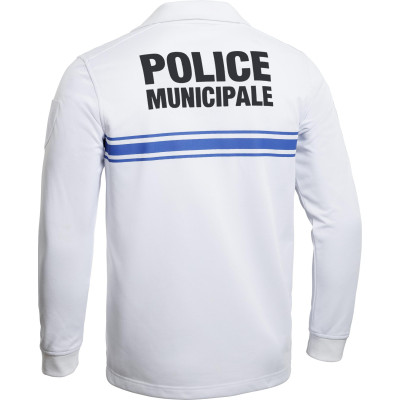 Polo - Manches longues - PM - Blanc - TOE CONCEPT