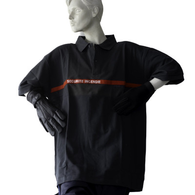 Polo - Sécurité Incendie - Gris - ANDORSTAR
