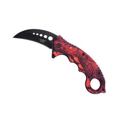 Couteau - Karambit - Camo Orange - HERBERTZ
